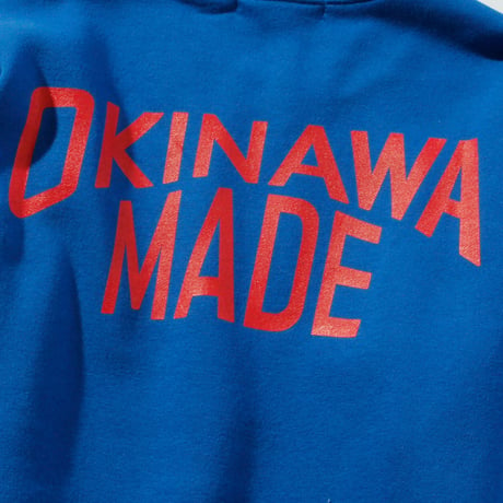 OKINAWAMADEスウェットシャツ（ブルー）