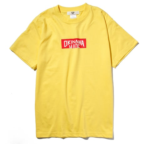 OKINAWAMADE™ボックスロゴTシャツ（イエロー）