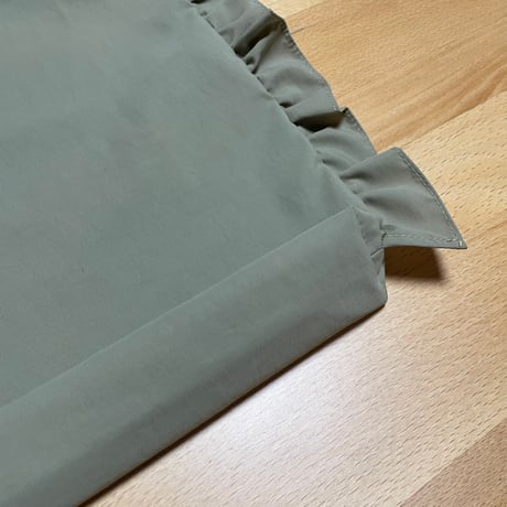 frills eco bag (light gray)