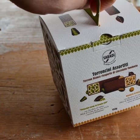 Sabadi  トッロンチーニ（トッローネのチョコがけ）