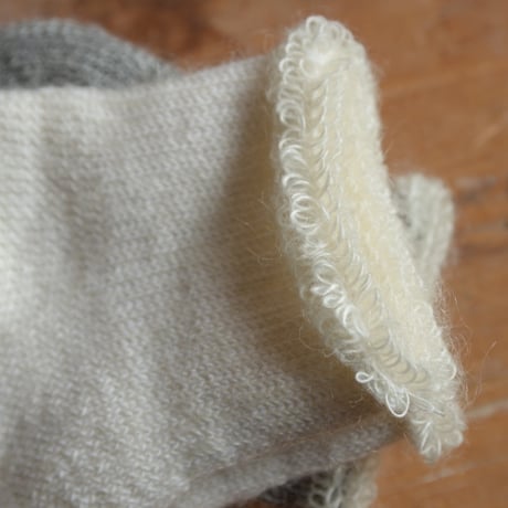 THERMOHAIR SOCKS(サーモヘアソックス)　アンクルソックス(クリーム)