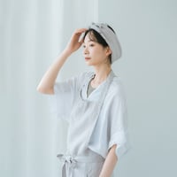 ベルギーリネンのホルダーネックエプロン