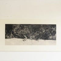 富田恵子さん　「夜の声」(銅版画)