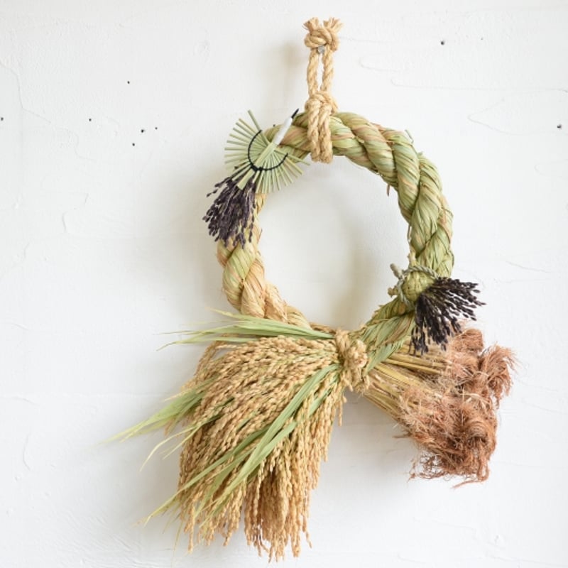 正月飾り藁細工 歯ブラシ屋さんR特注 正月飾り藁細工 歯ブラシ屋さんR