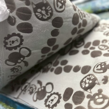 足立さち　ガーゼ手ぬぐい (まいどおおきに　おたガーゼさまです)