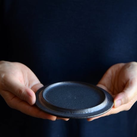 船串篤司　黒プレート　大皿　2セット DSC02804_7aac556f-6365-4e58-