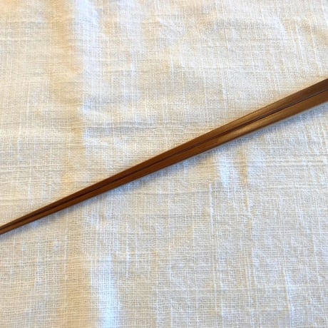高野竹工　煤竹の細箸(22.5cm)