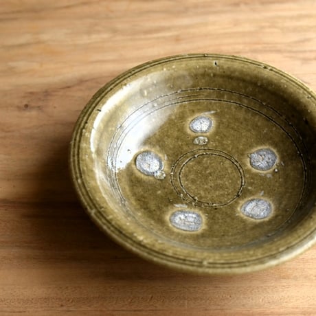 樋上雄貴さん　5寸縁折り皿(B)
