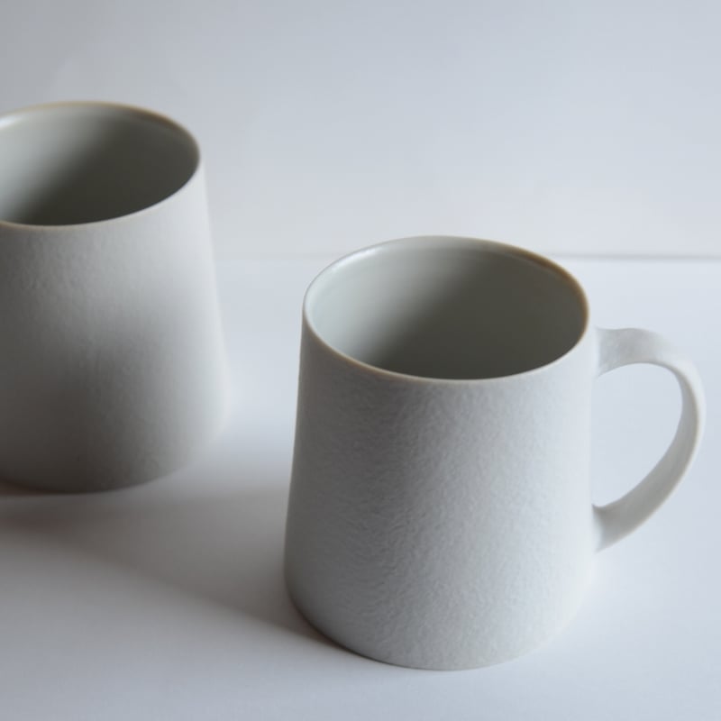 桑原典子さん トールマグ(まっ白) | ろばの家