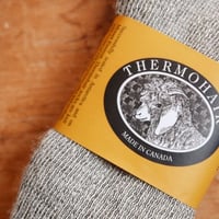 THERMOHAIR SOCKS(サーモヘアソックス)　ゴムなし(ツイードグレー)