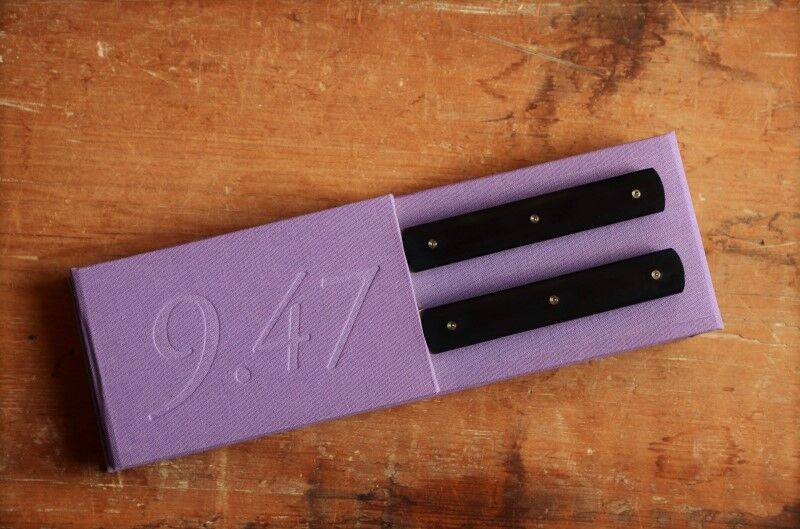 Perceval 9.47テーブルナイフ2本SET(ブラック) | ろばの家