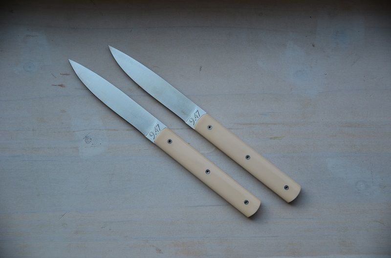 Perceval 9.47テーブルナイフ2本SET(ホワイト) | ろばの家