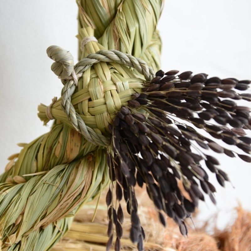 わら細工たくぼさん 根つき穂つき | ろばの家