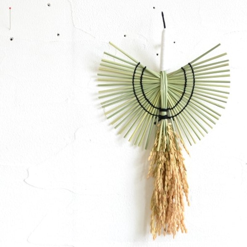 わら細工たくぼさん 祝鶴(大) | ろばの家