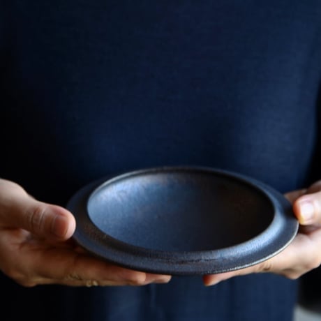 船串篤司　黒プレート　大皿　2セット 船串篤司 黒プレート 大皿 2セット 船串篤司 黒プレート 大皿