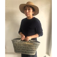 Babaghuri　ラフィアとブザカ草のカゴ