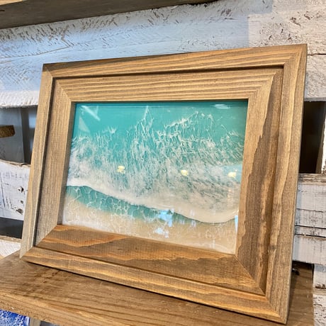 Resin art frame by Hawaii one surf