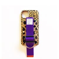iPhone【 animal 】leopard × purple