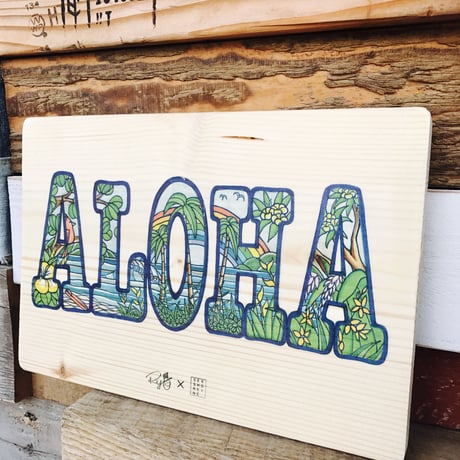 Aloha Woodplate by seashore. x Ryo