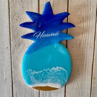 Resin art pineapple by Hawaii one surf