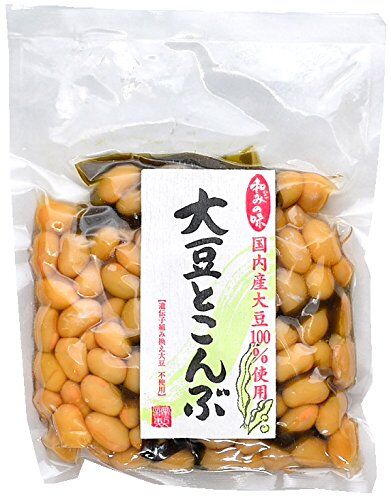 大豆 4個までメール便送料無料】大豆とこんぶ 160g（国内産 大豆 100