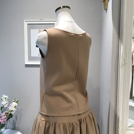 1-021  キャメル×レース　MIN トップス　ML