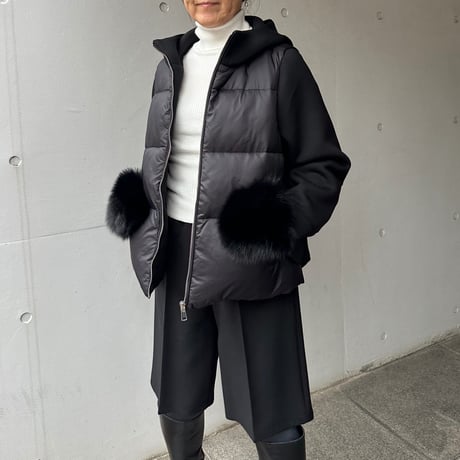 10-091   黒　ブルゾン　セレクト商品　Ｍ〜Ｌ