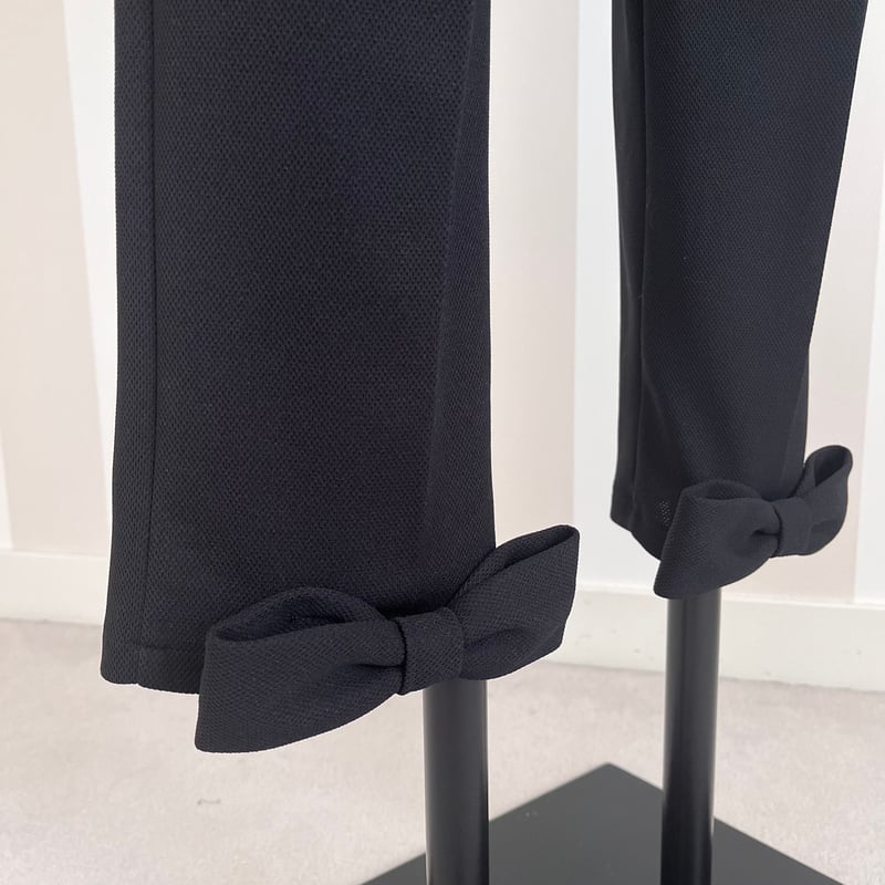 1-051 黒ハニカム バックリボンレギパン フリー(S〜M) | capriciousmie