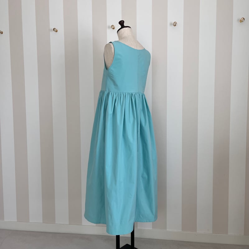 INGEBORG ティファニーブルー×薔薇のワンピース INGEBORG ティファニーブルー×薔薇のワンピース 4-189