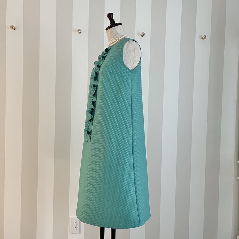 4-316 ティファニーブルー MINワンピース ファスナー SM