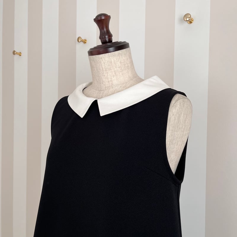 7-050 黒ハニカム MIMIワンピース M | capriciousmie