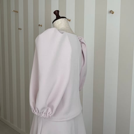 13ー019  マカロンピンク　ＴＯＭＯトップス　七分　Ｍ