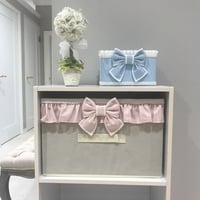 8-248  カラーボックスインナー　ピンクリボン　2個セット