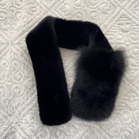 11-104    黒　FOX×フェイクマフラー