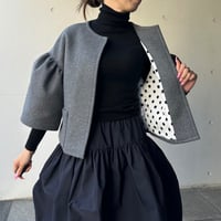 11-001     グレーウール×ドット　ポケットＫＩＲＩ　フリー