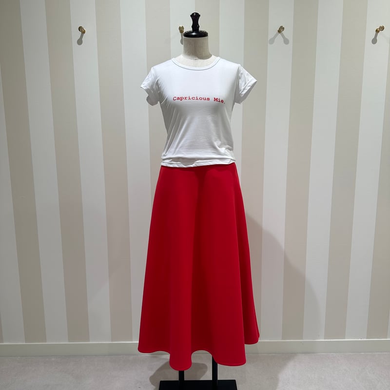 TRANS WORK セットコーデ ブレザー スカート 9号 赤 red 5-029 赤 フレアスカート マキシ フリー(S〜M) | capriciousmie