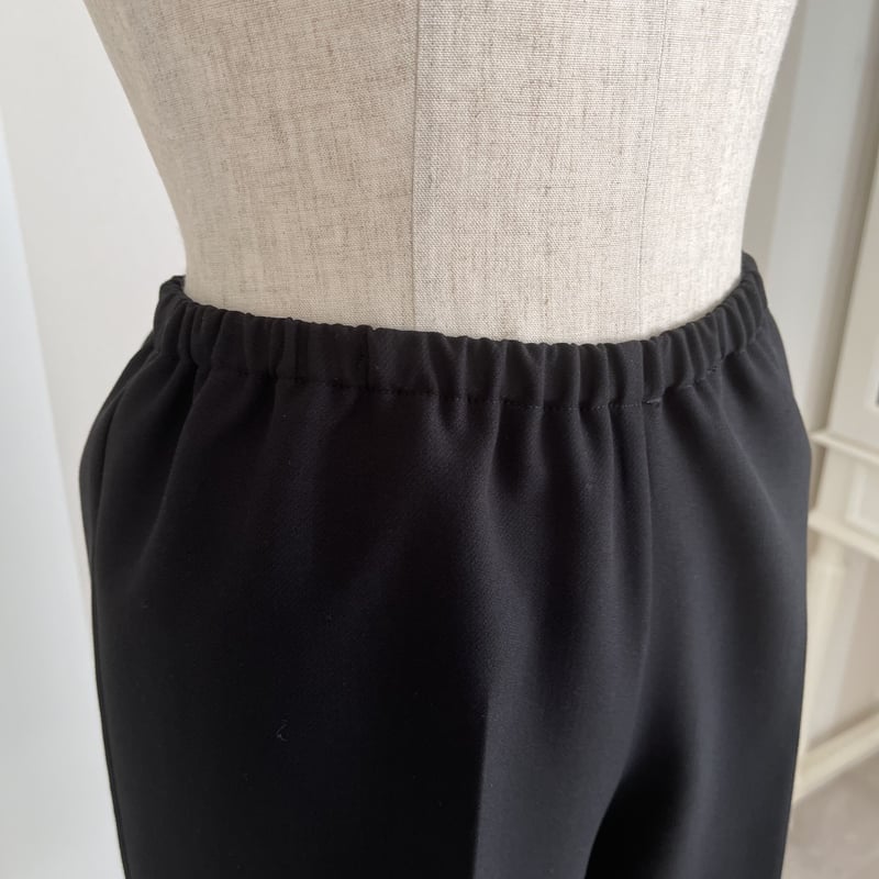 1-111 黒 バミューダパンツ フリー（L） | capriciousmie