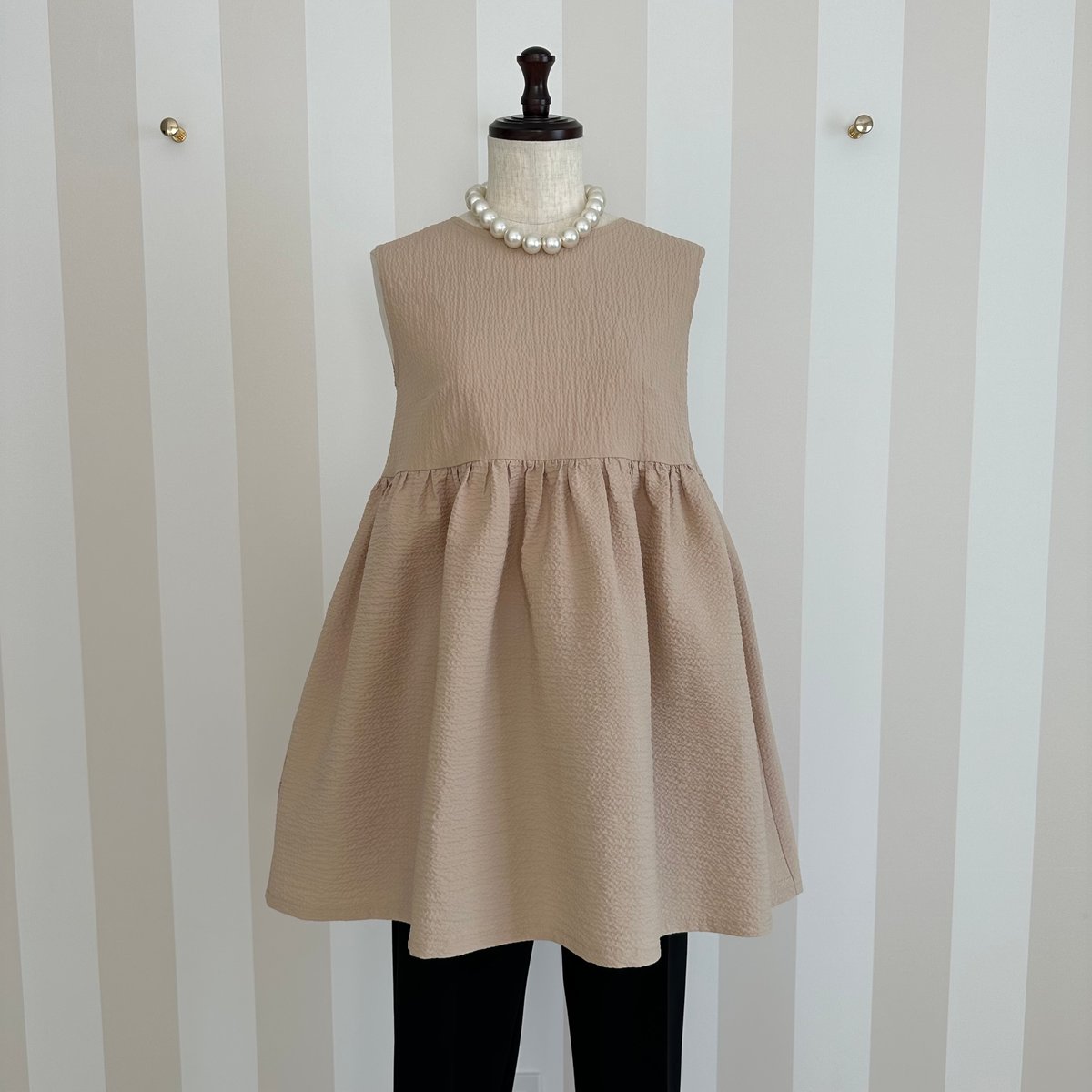 新品ADORE◎定価4万　総レース トップス　チュニック　高級　ベージュ 7-027 ベージュ ドールチュニック L | capriciousmie