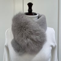 11-175    グレー　FOX×フェイクマフラー