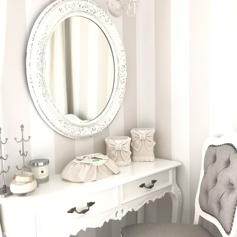 11-245 白 インテリア小物 2点セット | capriciousmie