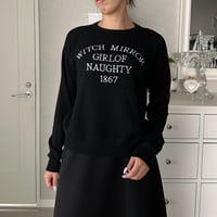 9-116     黒　ロゴセーター　セレクト商品　フリー