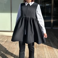 1-040   ブラックネイビー　ジレ　Ｍ
