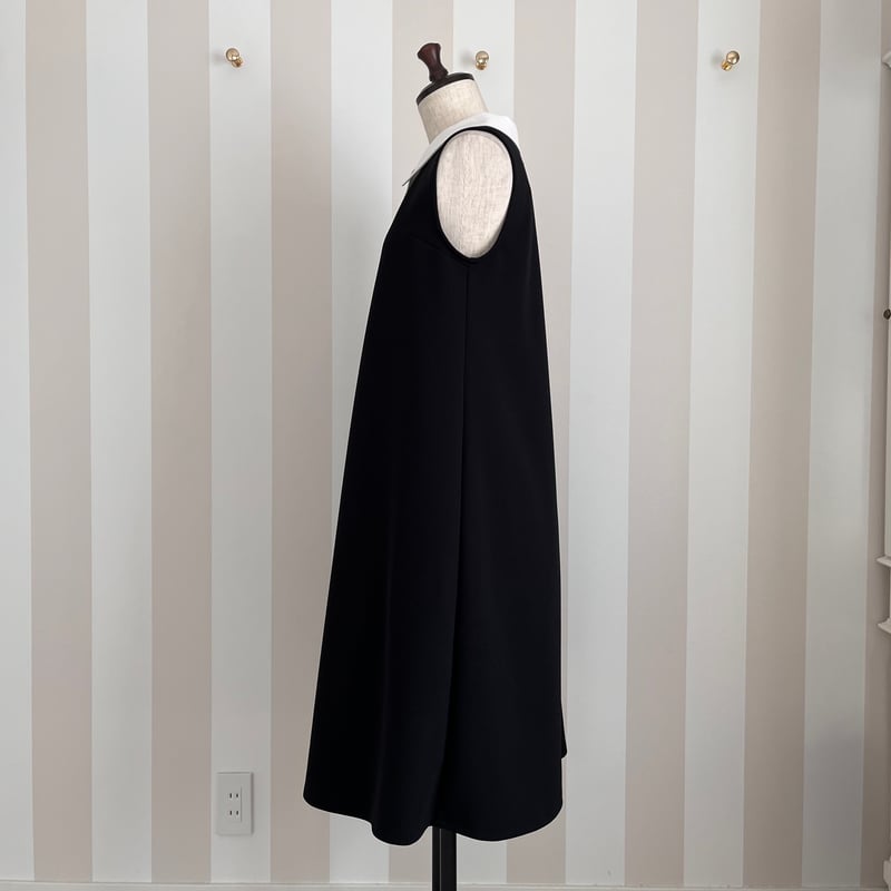 6-098 黒ハニカム MIMIワンピース M | capriciousmie