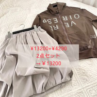 5-062  ブラウン　メッシュパーカー　セレクト商品　フリー・ChouスカートF
