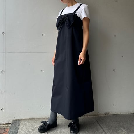 9-128     ミッドナイト　キャミワンピース　サッシュ付き　ＳＭ