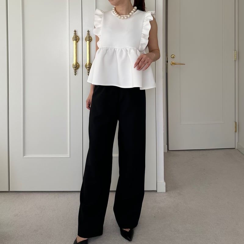 ホワイト フリル トップス フリルトップス - ホワイト | ZARA Japan / 日本