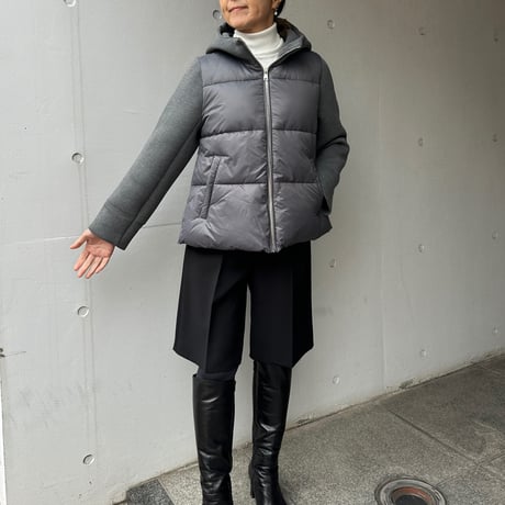 10-092    グレー　ブルゾン　セレクト商品　Ｍ〜Ｌ