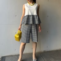 カプリシャスミー　capriciousmie サイドリボンバミューダパンツ カプリシャスミー capriciousmie サイドリボンバミューダパンツ