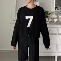 9-123     黒　7セーター　セレクト商品　フリー