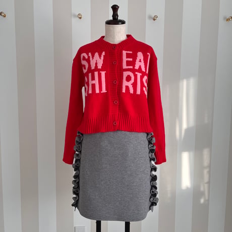 11-054     赤　sweatshirtsセーター　セレクト商品　フリー